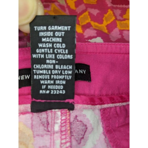 New York & Company Pink Skirt 8 Athletic Womens Orange - Picture 6 of 6